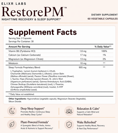 Restore PM